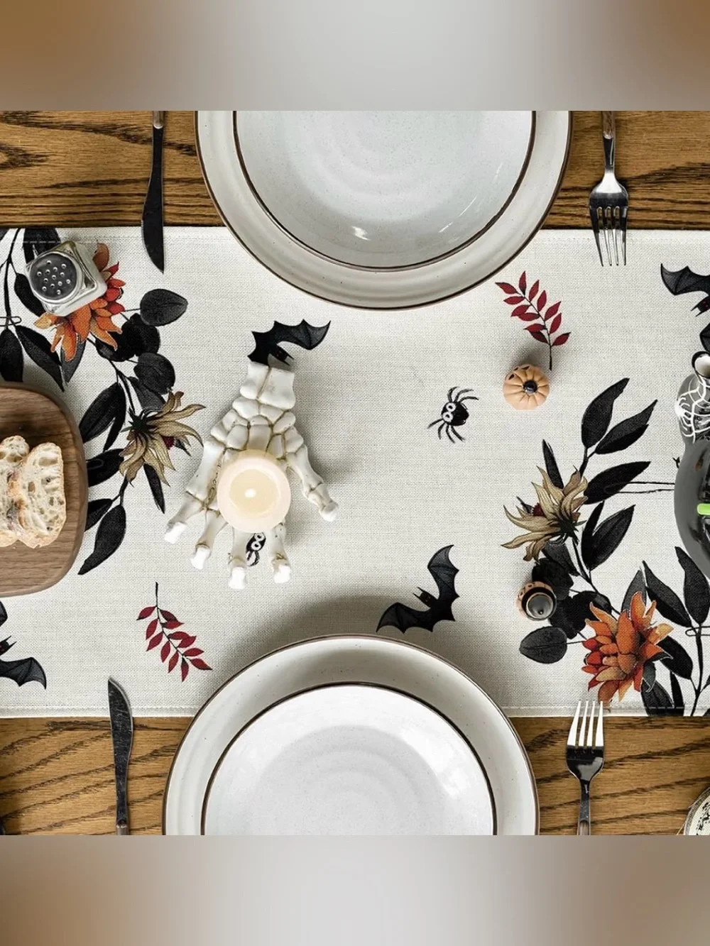 Halloween Pumpkin & Ghost Table Runner
